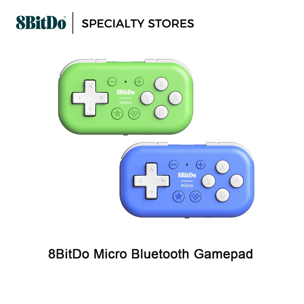 8BitDo คอนโทรลเลอร์เกมแพดบลูทูธไร้สาย Micro สําหรับสวิตช์/ Android/ Raspberry Pi/รองรับโหมดคีย์บอร์ด/สวิตช์ OLED