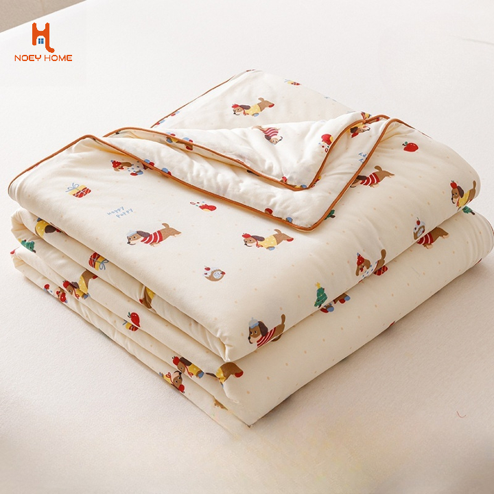 ผ้าห่มใยถั่วเหลืองญี่ปุ่น ผ้าห่มผ้าฝ้าย ผ้าห่มแบบพกพา 3 ฟุต 5 ฟุต 6.5 ฟุต