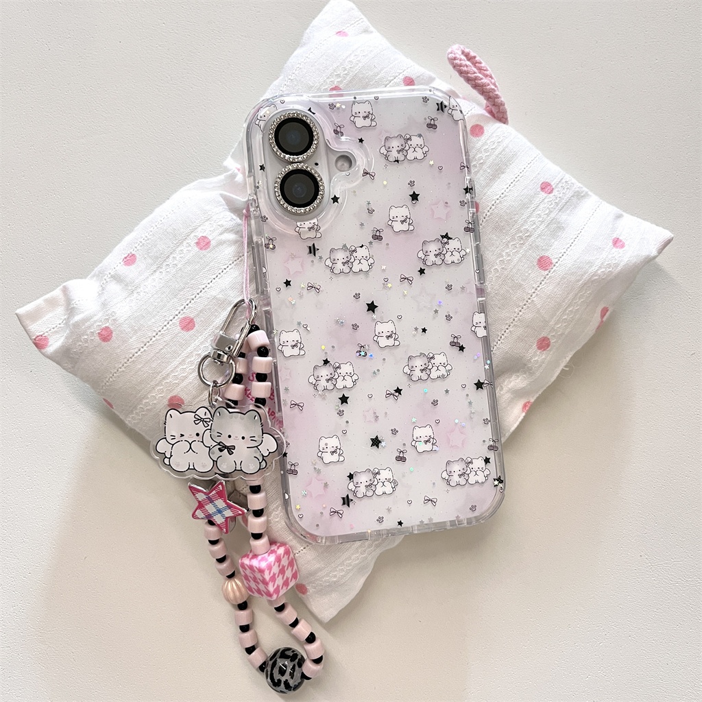 สําหรับ iphone Case 16 Pro Max 15 Pro Max 14 Pro Max เคสโทรศัพท์นางฟ้า