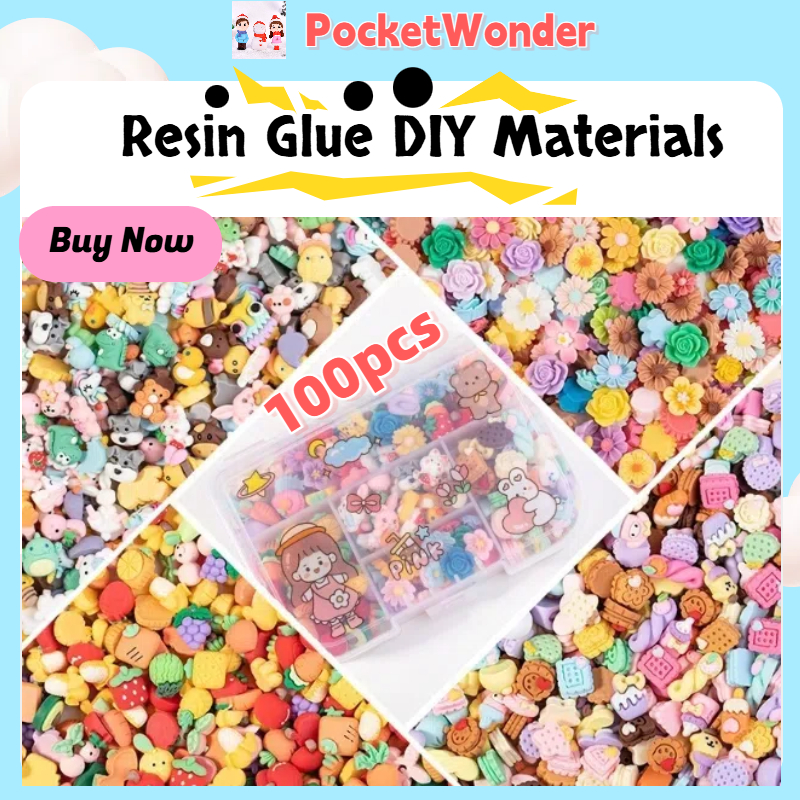 กาวเรซิ่นและครีมกาวสำหรับDIY ใช้งานได้หลากหลาย เช่นตกแต่งเคสมือถือ คลิปผม และเครื่องประดับ