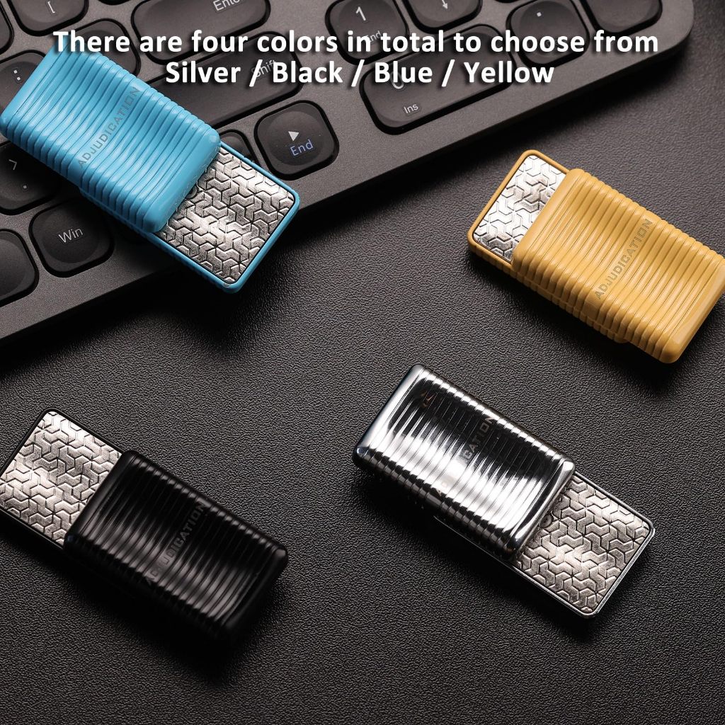 1PC Edc Fidget Slider Spinner สบู่โลหะ Anti Stress Sensory ของเล่น Tdah Focus ตารางของเล่นแม่เหล็กอ่อนสไลด์ปลายนิ้วโลหะ rotator
