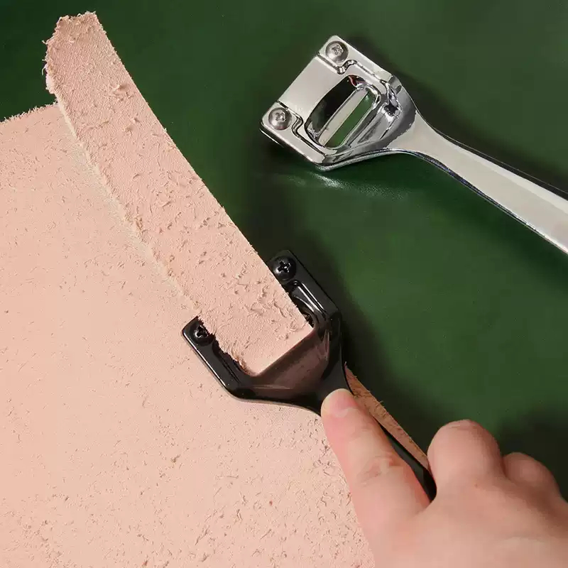 เครื่องมือหนังทําด้วยมือ DIY มีดหนังผอมบางเครื่องมือปอกเปลือกเครื่องมือศิลปะหนังบาง