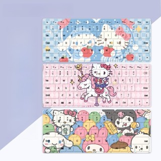 hellokittyฝาครอบคีย์บอร์ดสําหรับMacBookใหม่M4 M3 Air15 M2 Ai…