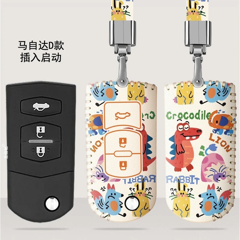 ฝาครอบกุญแจรถกรณี shell กระเป๋า fob ผู้ถือป้องกัน Kulit kunci mobil สําหรับ Mazda 2/3 ปุ่มรถ flip key 2/3/5/6/RX8/MX5/CX7/CX9 BT50 สมาร์ท Entry key อุปกรณ์เสริม