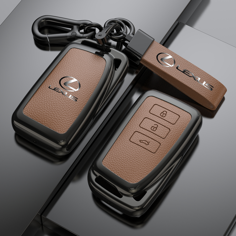 เหมาะสําหรับ Lexus keycase Lexus ES200 rx300 hx570 ux260 ls nx rz keycover keyshell พวงกุญแจกุญแจรถอุปกรณ์เสริมในรถยนต์เปลือกรถ