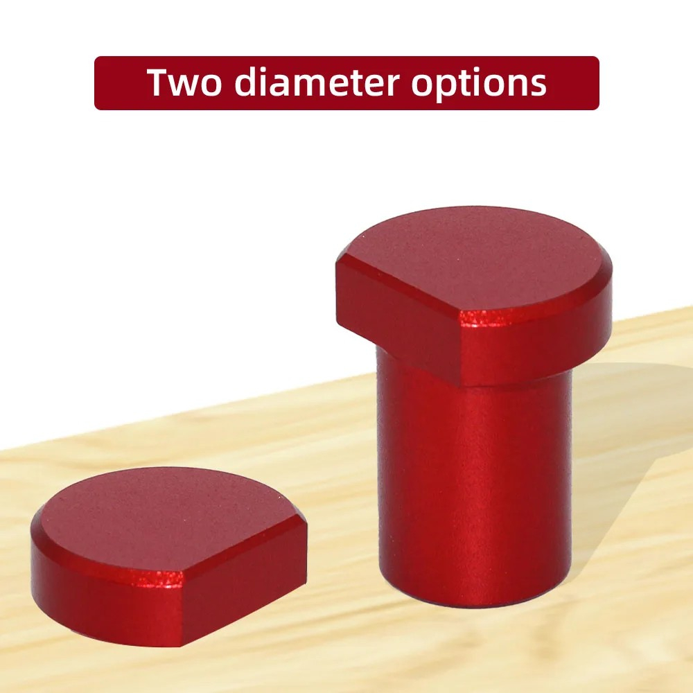 Aluminum Alloy Workbench Peg Brake Stops Bench Clamp 19/20mm Dog Woodworking Table Limit Block Workbench Workshop Tenon Stopper