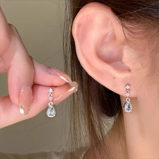 50 รูปแบบ INS Mini สาวน่ารัก S925 ต่างหูเงินหูแฟชั่นเครื่องประดับ Accesssory