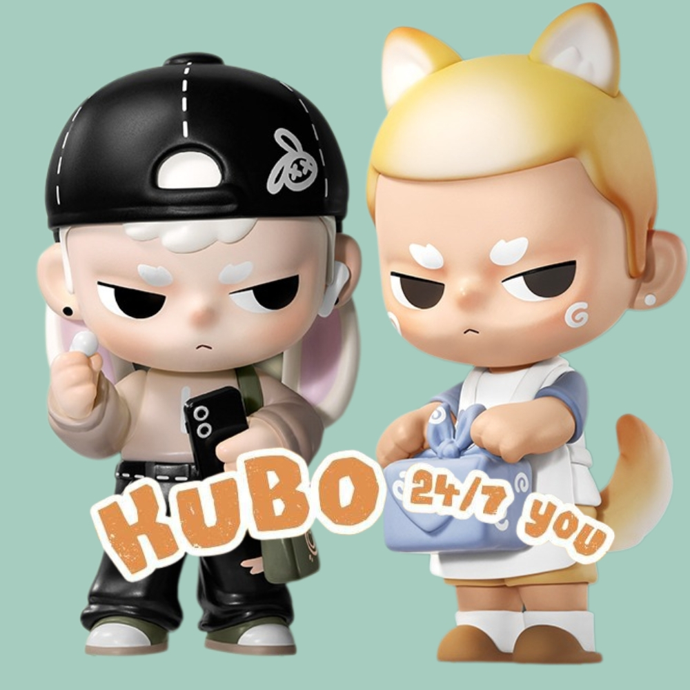 POP MART KUBO 24/7 YOU Series Figures Series Blind Box Action ของเล่นรูปของขวัญวันเกิดของเล่นเด็ก/PO