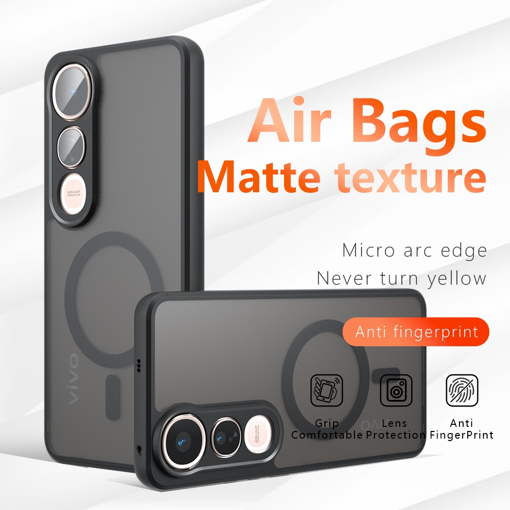 เคสสําหรับ vivo V50 Lite V50Lite vivoV50Lite vivoV50 5G เคสโทรศัพท์ขอบนุ่มฮาร์ดด้านหลังกันกระแทกปลอกป้องกันรอยขีดข่วน - รูปที่ 2