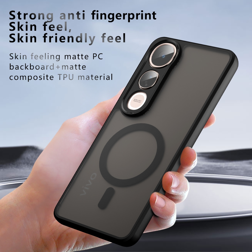 เคสสําหรับ vivo V50 Lite V50Lite vivoV50Lite vivoV50 5G เคสโทรศัพท์ขอบนุ่มฮาร์ดด้านหลังกันกระแทกปลอกป้องกันรอยขีดข่วน - รูปที่ 4