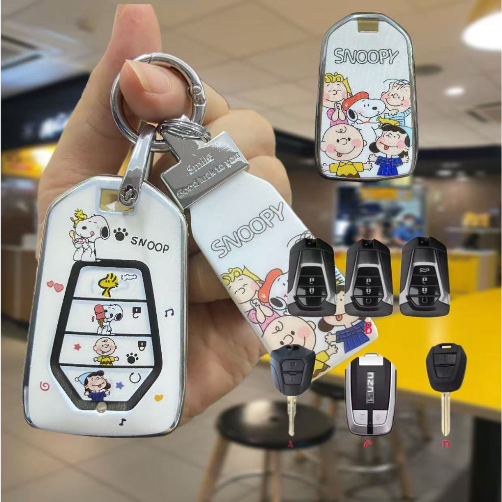 เคสกุญแจรถ Isuzu Isuzu dmax MUX 2022-2025 D-max MU-X spark Mu-7 กระเป๋าเคสกุญแจรีโมท