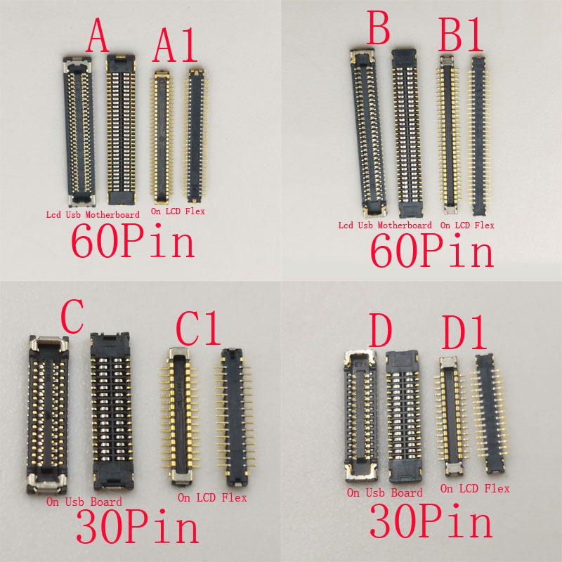 1-10Pcs จอแสดงผล LCD Usb Charger FPC ปลั๊กสําหรับ Samsung Galaxy A01 A015F 2020 M01 M015 M015F A015 