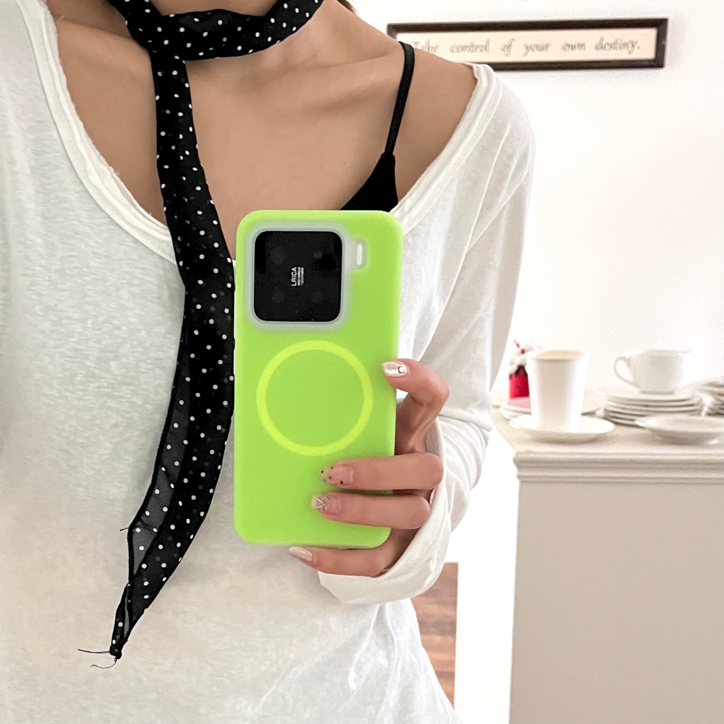 Sunyi สําหรับ Xiaomi 13 14 15 Pro Ultra 15S pro Redmi K80 Ultra Magnetic Pastel เคสซิลิโคน - กันกระแทกและป้องกันการเหลือง