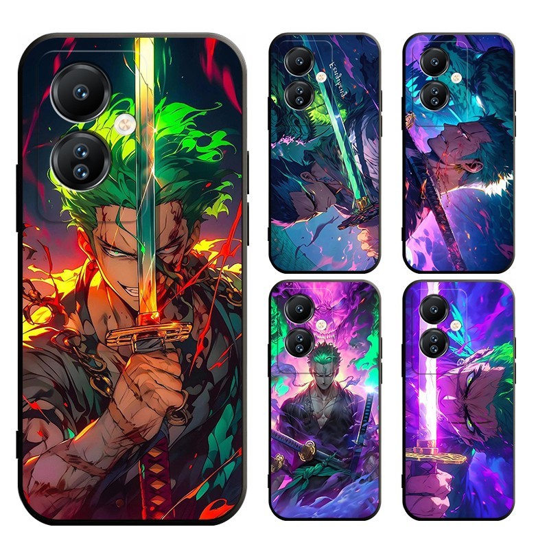 OnePlus Nord 1+Nord N30 5G 1+Nord CE 3 2 1+2T LITE 5G One Piece Roronoa Zoro Casing Soft Case Cover