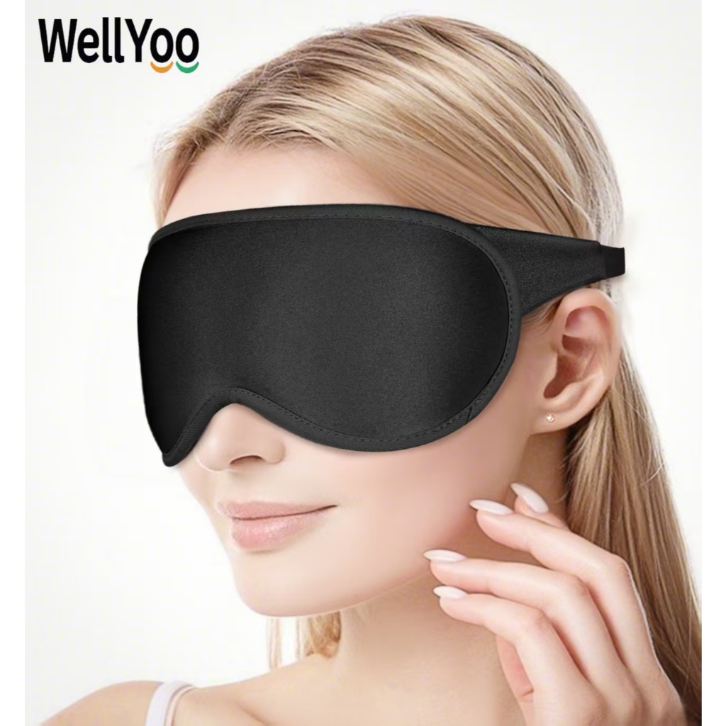 ผ้าปิดตา 3D Sleep.เหมาะสำหรับสุภาพบุรุษและสุภาพสตรีที่ชอบนอนตะแคง.ผ้าปิดตาแบบแรเงา 99%.ถ้วย 3D Contour นุ่มและระบายอากาศ.แถบยางยืดปรับได้.เหมาะสำหรับการเดินทางและการงีบหลับ.สีดำและสีชมพู