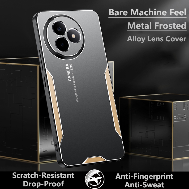 ปลอกสําหรับ Xiaomi Redmi K80 Ultra K80Ultra K80U RedmiK80Ultraเคสโทรศัพท์หรูหราโลหะFrostedเต็มเลนส์โ