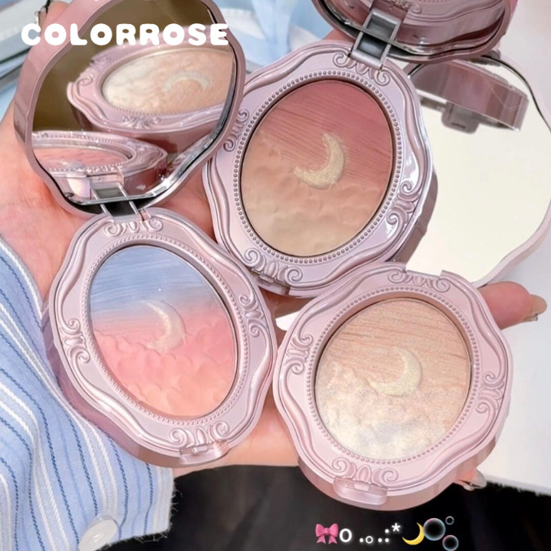 COLORROSE บลัชออนไล่โทนสี บลัชออนนูน ของแท้แต่งหน้านู้ด บลัชออนธรรมชาติ ไฮไลท์ไล่โทนสี