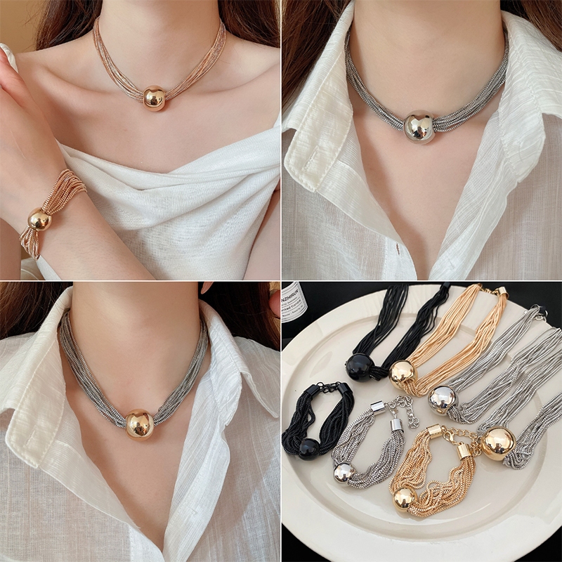 สร้อยคอมากชั้น สไตล์ยุโรปและอเมริกา เครื่องประดับแฟชั่น