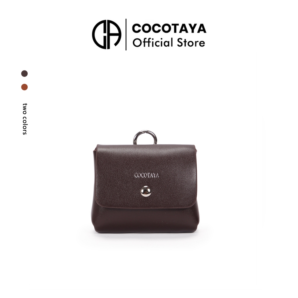 (COCOTAYA) กระเป๋าหนัง PU ดีไซน์ใหม่ สไตล์นิช สวยงาม พกพาสะดวก