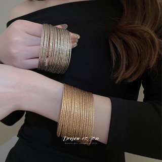 ยุโรปอเมริกันโลหะพิมพ์สร้อยข้อมือเนื้อ20ชิ้นชุดแฟชั่นที่เรีย…