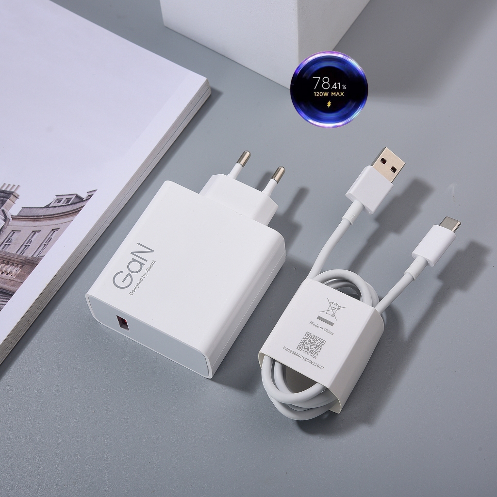 120W Original Xiaomi Charger Turbo Fast EU Wall Hypercharge อะแดปเตอร์ Usb 6A ประเภท C สําหรับ Mi 15