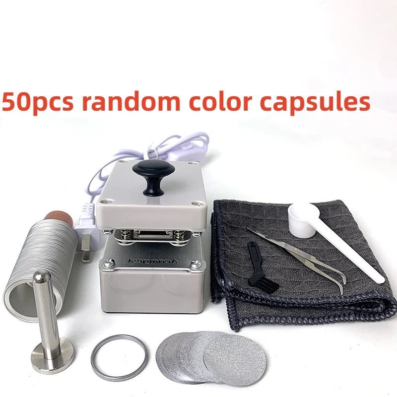 เครื่องซีลแคปซูลกาแฟแบบพกพา37มิลลิเมตรเส้นผ่าศูนย์กลางอลูมิเนียมแคปซูลซีลสําหรับ เนสเพรสโซ เท่านั้น
