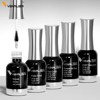ของแท้ Venalisa 12 ml เบส ท็อป เบสเจลทาเล็บ ท็อปเจล เคลือบเล็บเจล เบสโค้ท ท็อปโคทเล็บ สีเจล 100%