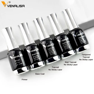 ของแท้ Venalisa 12 ml เบส ท็อป เบสเจลทาเล็บ ท็อปเจล เคลือบเล็บเจล เบสโค้ท ท็อปโคทเล็บ สีเจล 100%