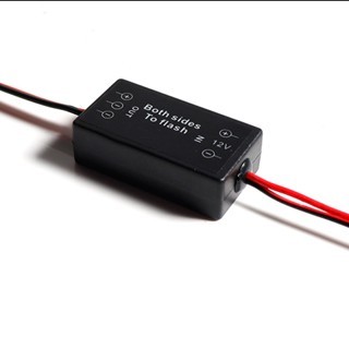 12V ทั้ง Strobe เพื่อกระพริบ Alternating ซ้าย/ขวา Strobe Flash โมดูลกล่องสําหรับไฟตัดหมอก, LED DRL,Strips,รถจักรยานยนต์รถยนต์ - รูปที่ 2