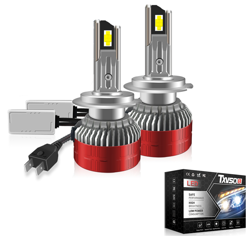 H1 H4 H7 H11 9005 HB3 9006 9012 ไฟหน้ารถ Led Blubs พร้อม Canbus 40000LM 100W 6000K IP68