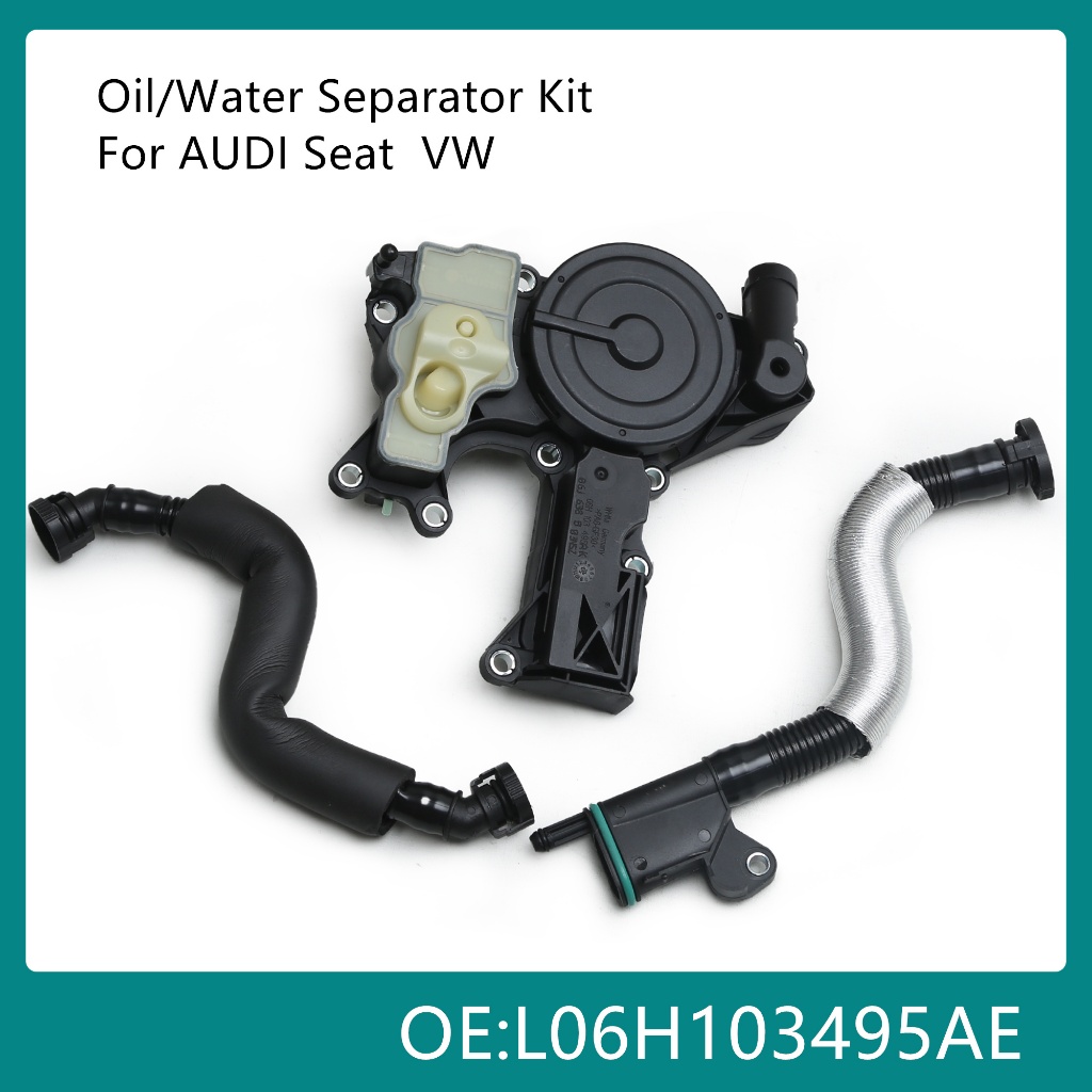 06H 103 495 J 06J 103 221 B Oil Water Separator + ท่อชุด SET0263 สําหรับ Audi A4 A5 A6 A8 Q3 น้ํามัน