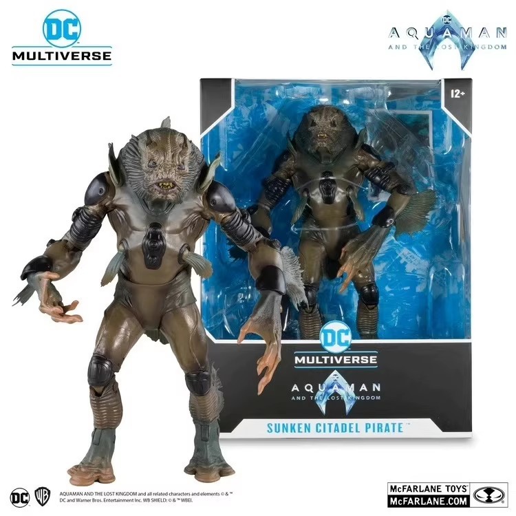 McFarlane Aquaman 2 Castle Pirates DC แอ็คชั่นฟิกเกอร์ 10 นิ้ว