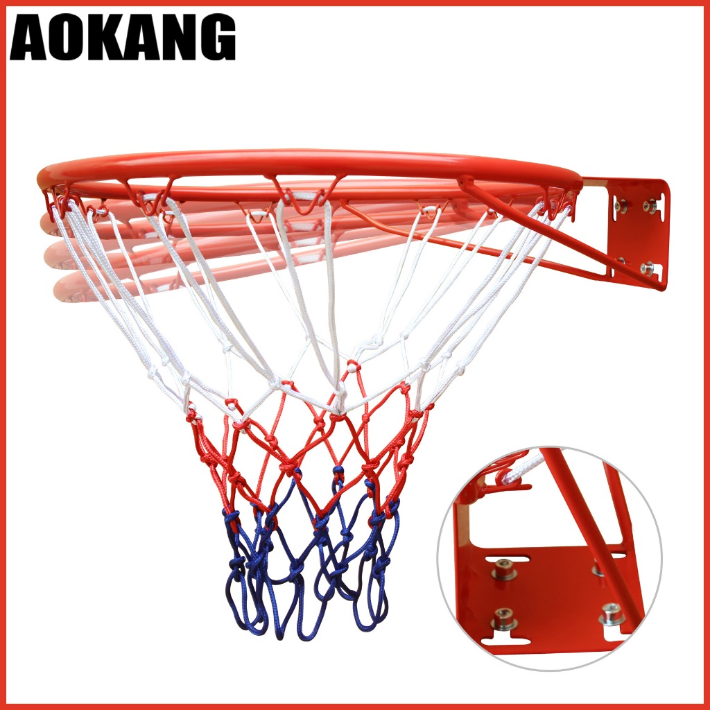 AOKANG ห่วงบาส basketball hoop แป้นบาส เครื่องออกกำลังกาย ห่วงบาสเกตบอล แขวนติดผนังขอบโลหะ