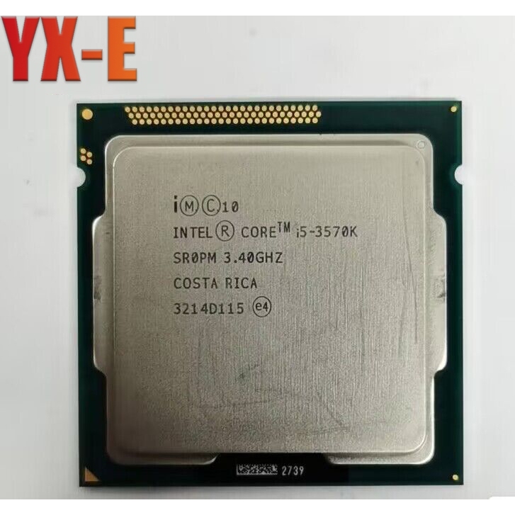 3rd Gen Core i5-3570K LGA1155 CPU โปรเซสเซอร์ 3.4GHz SR0PM 6MB Quad Core 77W คอมพิวเตอร์เดสก์ท็อป