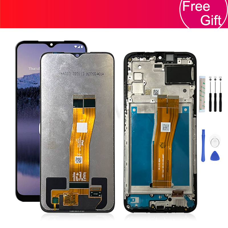 6.58 "สําหรับ Nokia G400 จอแสดงผล LCD กรอบ Touch Screen Digitizer Assembly สําหรับ Nokia G400 TA-153