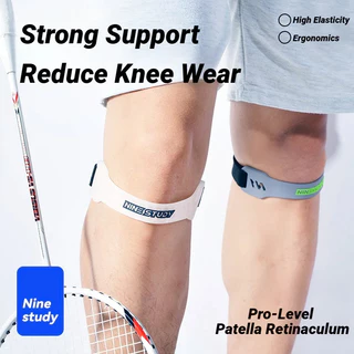 สายรัดเข่าซิลิโคนพร้อมแผ่น Patella ลดแรงกระแทกและป้องกันเข่า