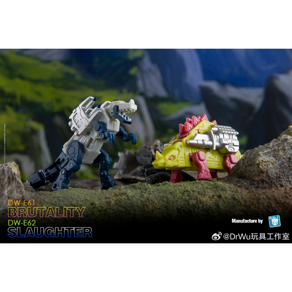 Dr.Wu Transformation DW-E61 DW-E62 DW-E61&E62 Mini-Cassette Overkill Slugfest MINI Action Figure พร้