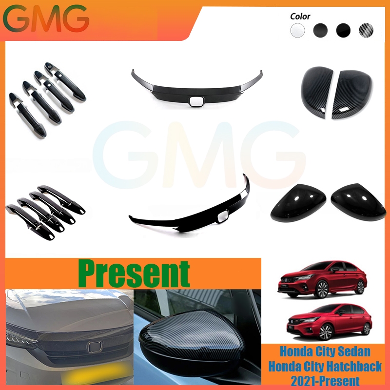 Honda City (2021-ปัจจุบัน) ฝาครอบมือจับประตู ฝาครอบมือจับประตู ฝาครอบกระจกมองหลัง