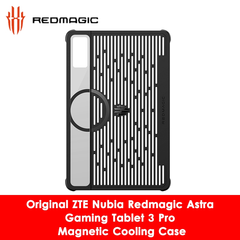 ต้นฉบับ ZTE Nubia Redmagic Astra แท็บเล็ต Magnetic Cooling Case แท็บเล็ตสําหรับเล่นเกม 3 Pro กรณี Campus นักเรียน Pad 9.06 นิ้ว Red Magic Gaming แท็บเล็ตใช้งานร่วมกับ Magnetic Funcooler