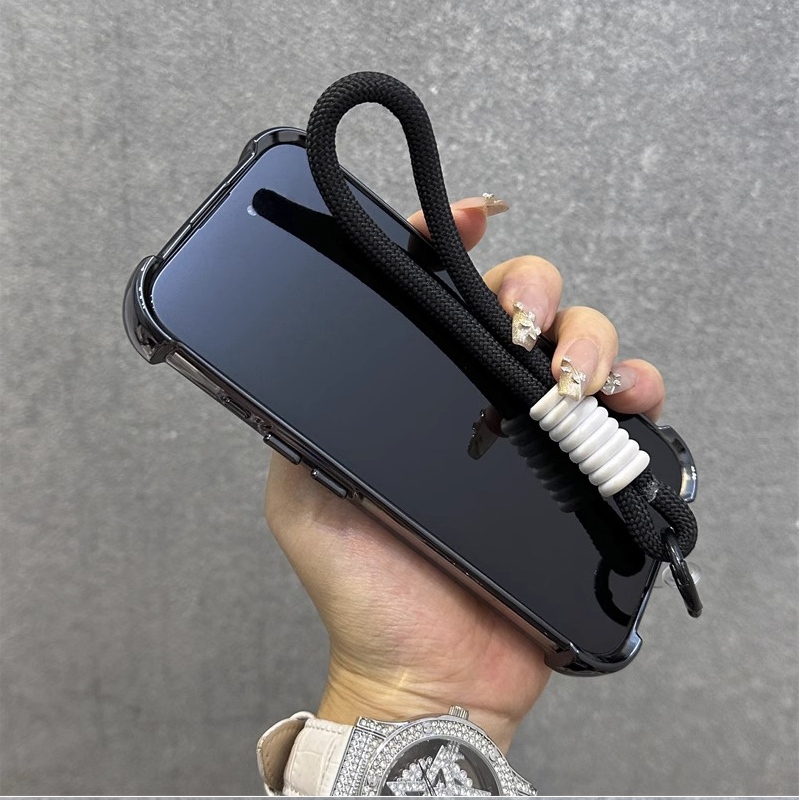 เคสสําหรับRealme 8 pro 4g Realme 8 5Gเคสโทรศัพท์Softcaseซิลิโคนกันกระแทกออกแบบใหม่ความงามใสพร้อมเชือกเส้นเล็กสําหรับสาวSJST01 - รูปที่ 6