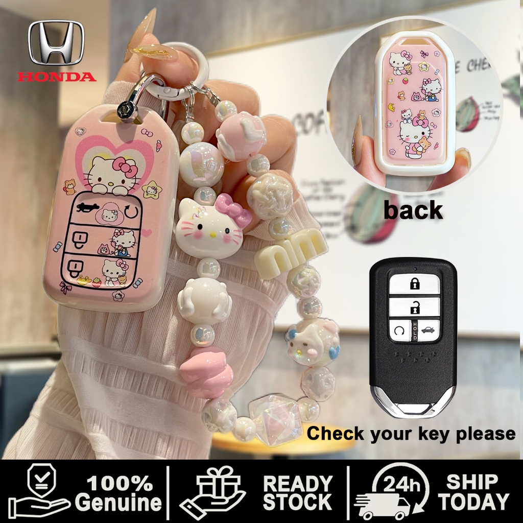 TPU ฝาครอบกุญแจรีโมทปลอก เคสกุญแจ Honda civic/crv/hrv/brv/Jazz  2/3/4 Button ปุ ่