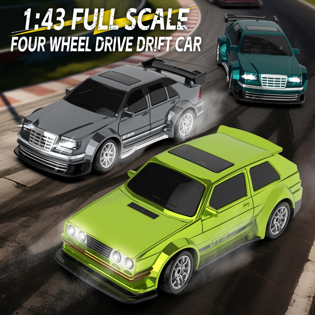 ใหม่ล่าสุด FAYEE FQD17 FQD19 1/43 พร้อมไจโรสโคปรถดริฟท์ RC ขนาดเล็กเดสก์ท็อป