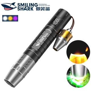 Smilingshark ZYD517 ไฟฉาย led ไฟฉายหยก มืออาชีพ สําหรับการประเมินเครื่องประดับหยก สีเหลือง/สีขาว/สีม่วง Type-C ไฟฉาย สําหรับตรวจสอบธนบัตร และระบุสมบัติ