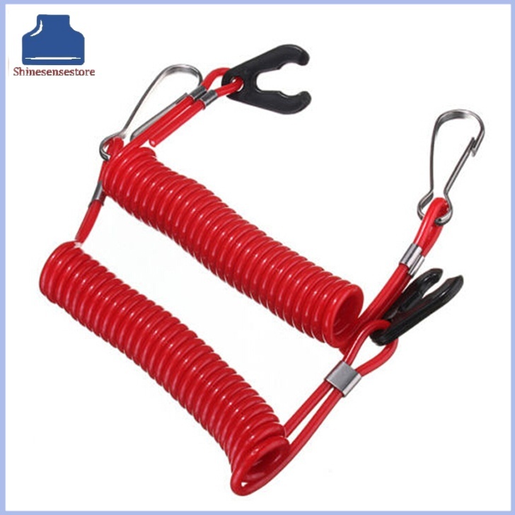 ❤❤1x มอเตอร์เครื่องยนต์ เรือ เครื่องยนต์ สายคล้อง ฆ่า หยุด สวิตช์ สายรัด เพื่อความปลอดภัย สําหรับเรือ