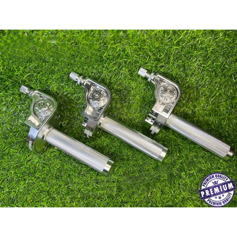 【COD】Acerbis 22 มม.CNC อลูมิเนียมคันเร่ง Twist Grips สําหรับรถจักรยานยนต์ Moped สกู๊ตเตอร์ ATV Dirt Pit จักรยาน 110-250cc