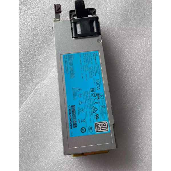 อะแดปเตอร์จ่ายไฟ 500ว 723594-001 723595-001 754377-001 720478-B21 HSTNS-PL40 PC40 สําหรับ DL380Gen9 