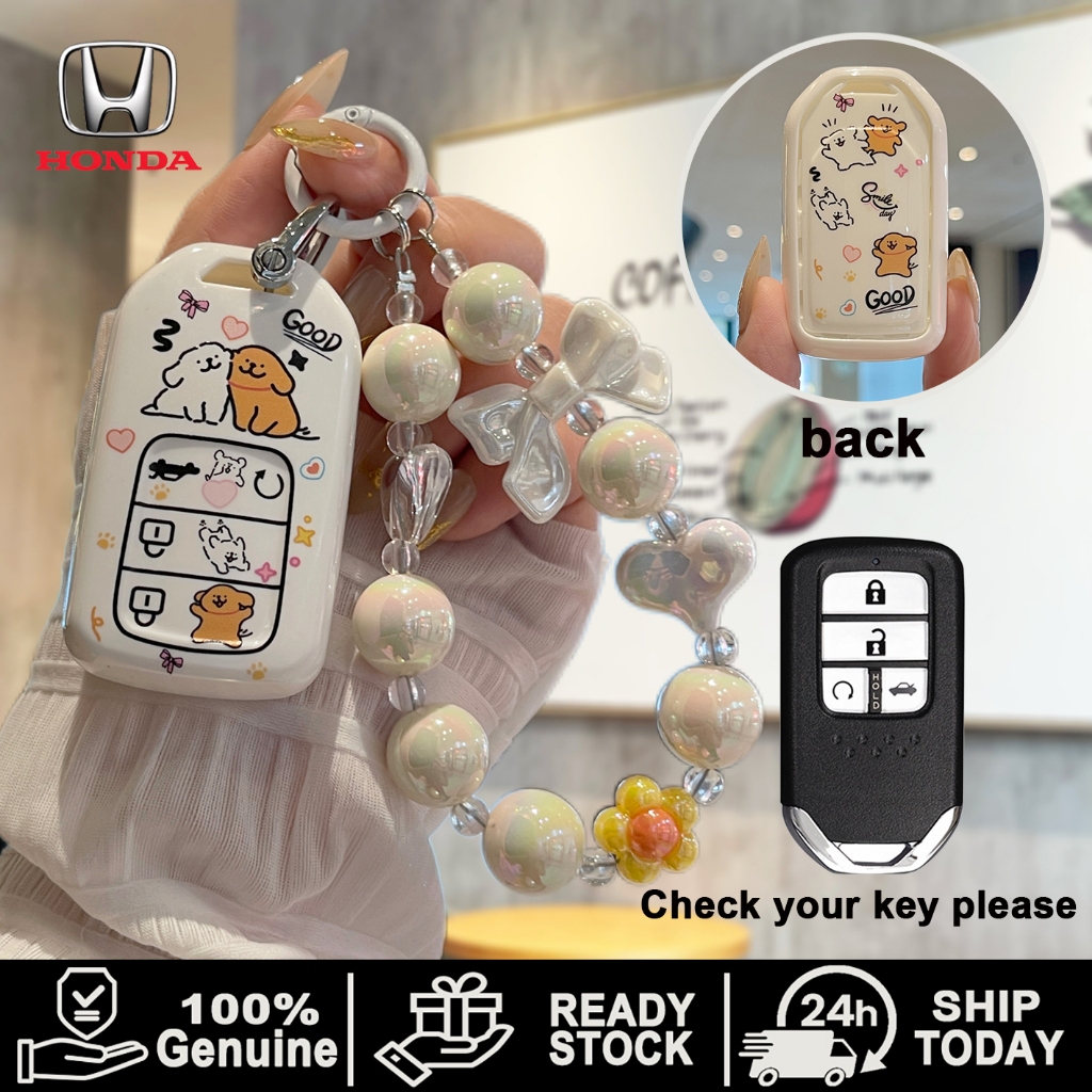 เคสกุญแจรถ HONDA City อุปกรณ์เสริมกุญแจอัจฉริยะเหมาะสําหรับ HONDA jazz/HR-V/CR-V/BR-V/city/civic Key Case - รูปที่ 3