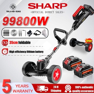 【10 -year warranty】 Grass Cutter Lawn Mower 24V/48V/96V Rechargeable Electric Efficient Mower Grass Cutter Trimmer Wireless
