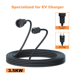 Feeyree 3.5KW Schuko สาย EV Charger EU ปลั๊กสายไฟรถยนต์ไฟฟ้า…