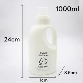 1000ml ขวดรีฟิล สำหรับใส่น้ำยาซักผ้า ปรับผ้านุ่ม ต่างๆ หรือของเหลว อื่น แบบเติมได้